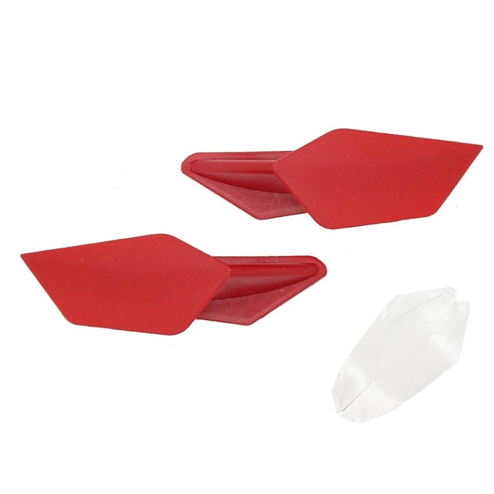 Motorcycle Deflector Kawasaki H2/H2r Compatible Fixed Winglet Fairing Spoiler Rosso 9067246354138