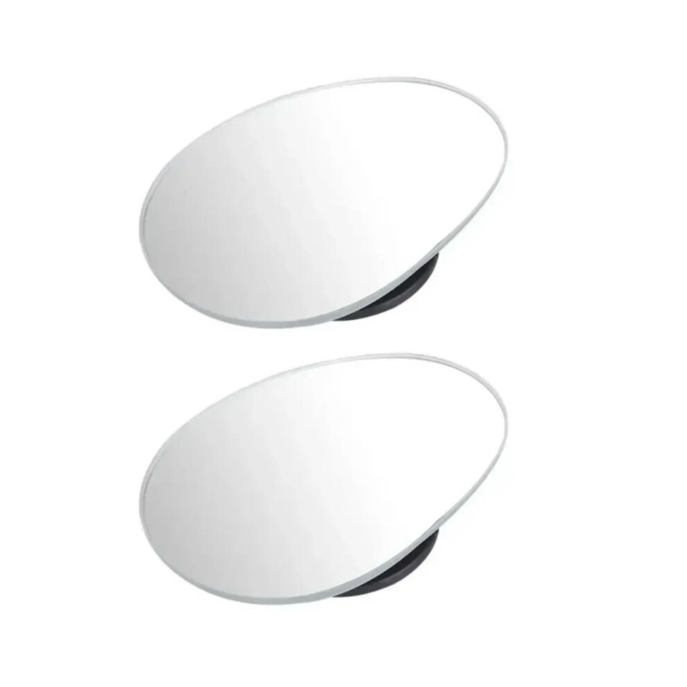 Mirror Glass Left Side 2Pcs Wide Angle Blind Spot Mirrors - Adjustable Hd Frameless Round Rearview Mirrors For Cars 9393856662999