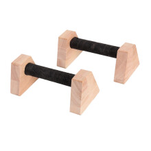 Push up Stands 2 Pack Handstand Blocks Wooden Anti Slip Pushup Handles 20 Cm Floor Exercise Equipment Home Workout