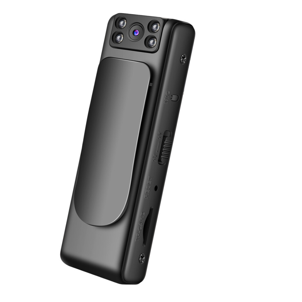 Body Cameras with Audio and Video Recording 1080P HD Video Voice Recorder, Body Cam with 16GB TF Card, Night Vision, Magnetic Suction and Clamp