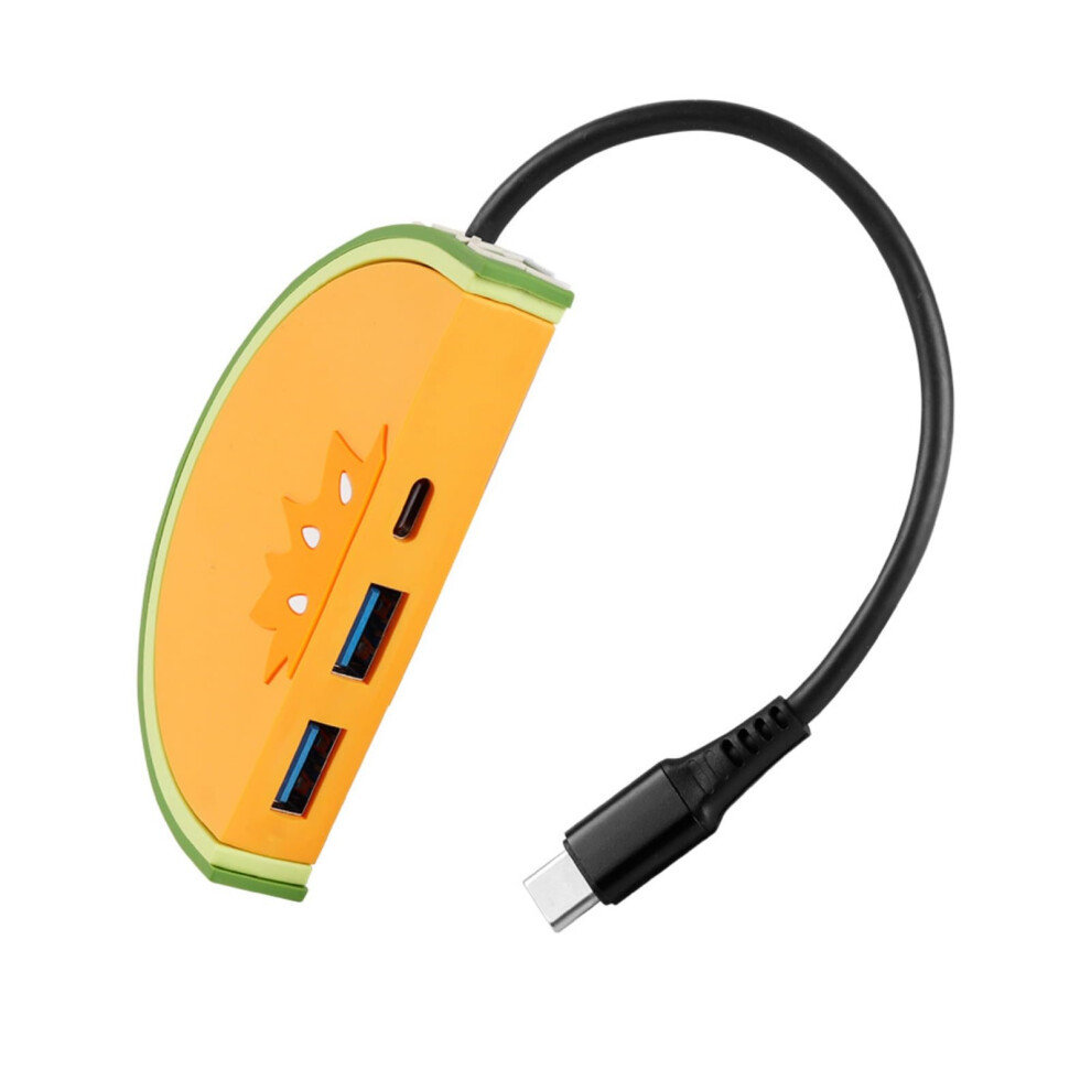 Usb C Extension Adapter With 2X Usb 3.0 Ports And Type-C Adapter For Efficient Device Charging On Tablets Laptops And Phones 9067246355081