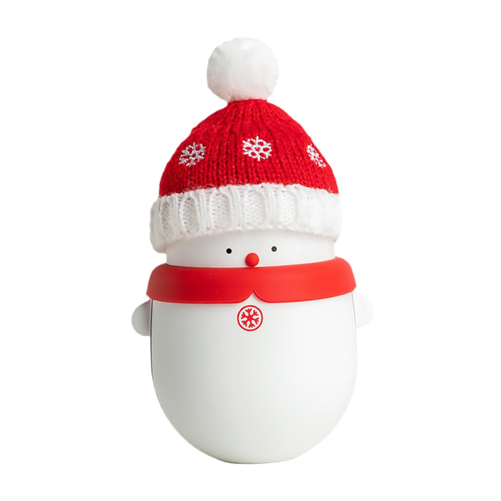 Rechargeable Hand Warmer 6000Mah Usb Power Bank Portable Charger Snowman Christmas Design Aluminum Reusable Red 9393856663903