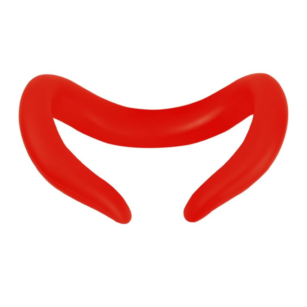 Silicone Face Cushion Pad For Meta Quest 3, Silicone Vr Face Cover For Quest 3 Headset, Red 9067246355258