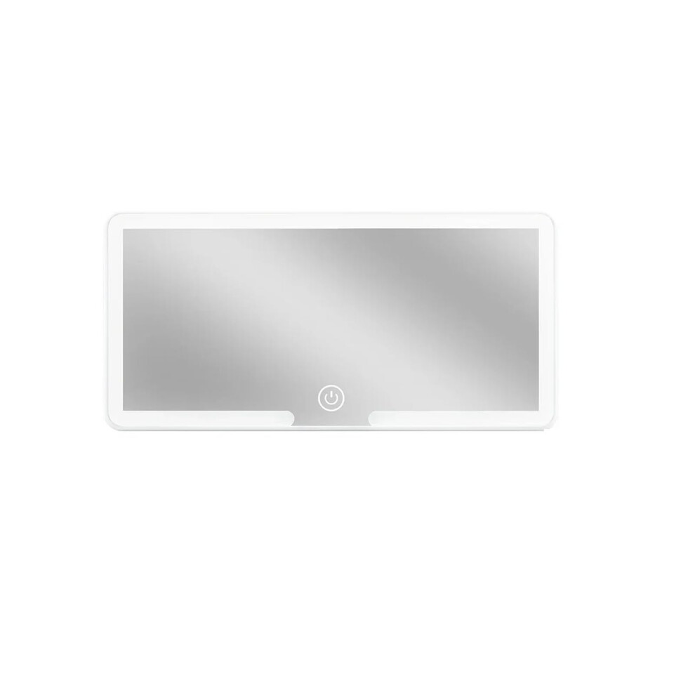 Car Mirrors Vanity Rechargeable Sun Visor Vanity Mirror With 3 Modes, Dimmable Touch Screen For Driving Light 9354506567682