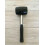 Rubber Mallet 16oz Steel Shaft Rubber Grip Camping Tools DIY Solid Head 4