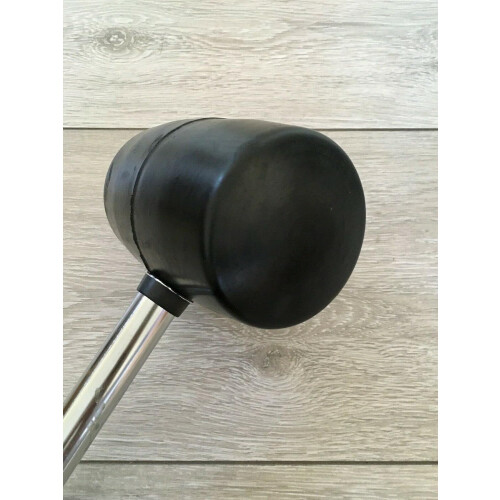 Rubber Mallet 16oz Steel Shaft Rubber Grip Camping Tools DIY Solid Head 2