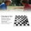 Stackable Checkers Set with Transparent Box, 23mm Plastic Pieces for Ages 3+ 8