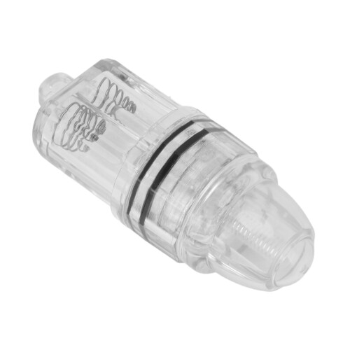 Luz de pesca Deep Drop transparente 2 pilas AA blanca 1