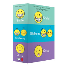SmileSistersGuts Box Set by Raina Telgemeier Paperback Book