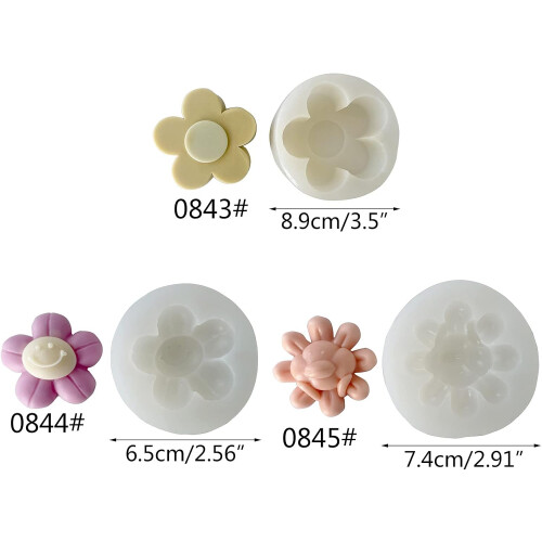 Small Flower Bakeware Cookie Mold Flower Shape Biscuit Mold Cartoon Press Baking Tool Cake Decorating Kit 2