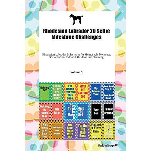 Rhodesian Labrador 20 Selfie Milestone Challenges Rhodesian Labrador M