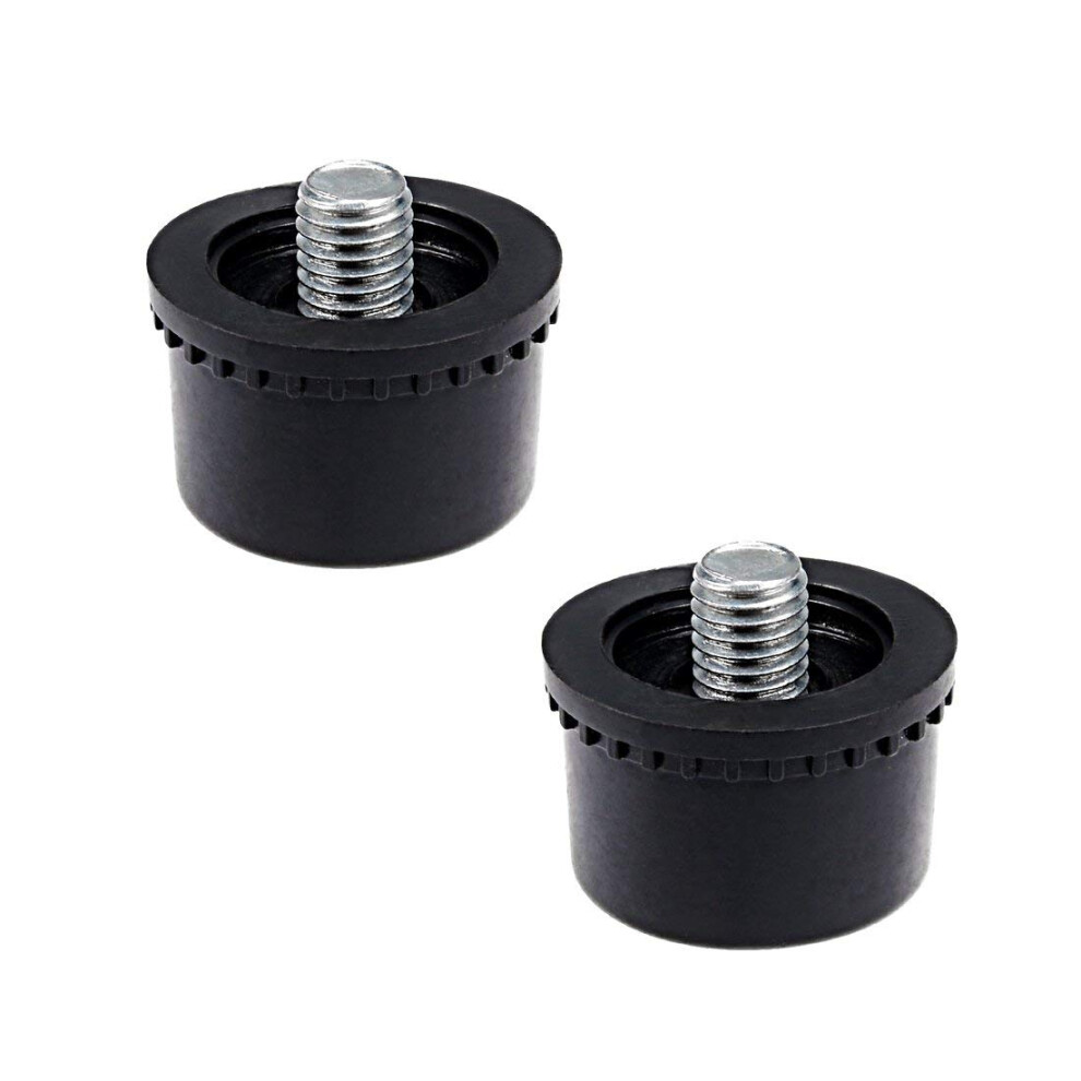 Rubber Hammer Mallet Replacement Striking Heads 2-Pack, 35 Millimeter Diameter, Black-image-OPC-PMGVNBG-NEW