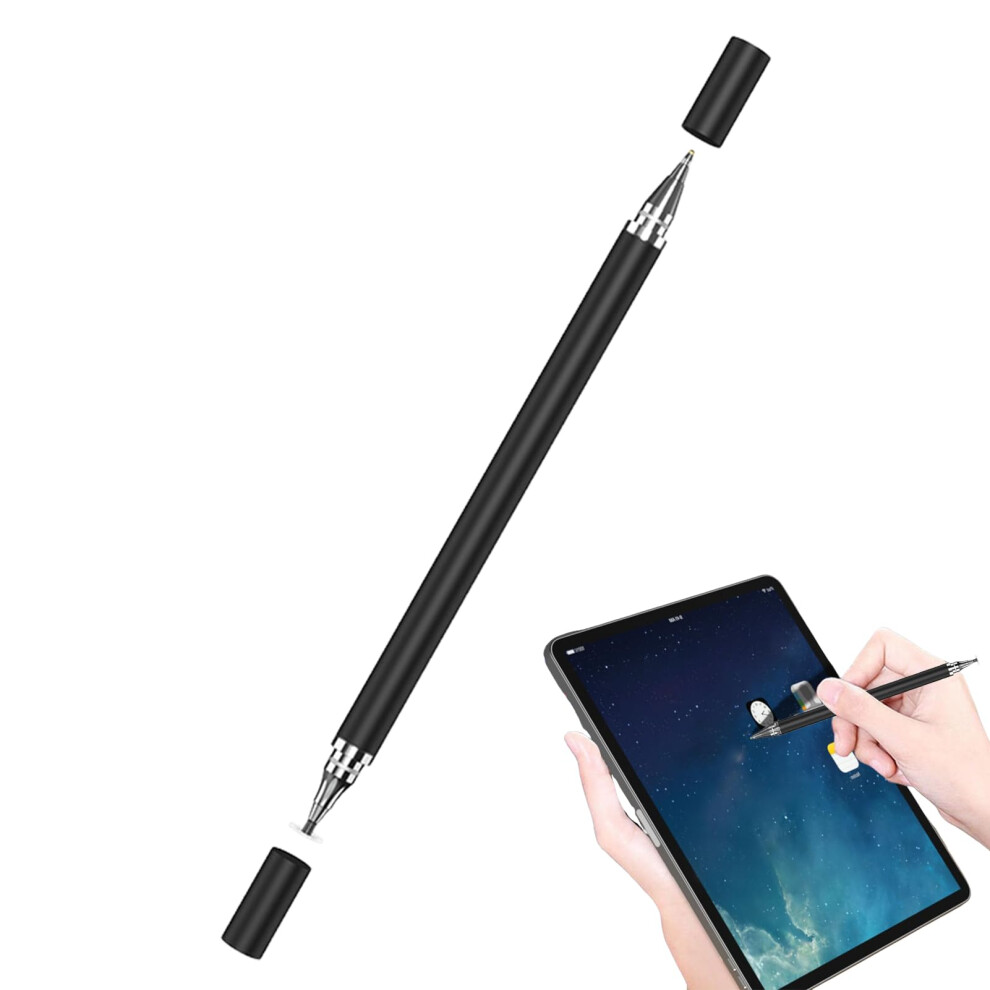Smartphone Pen Touchscreen Stylus And Ballpoint Ink Pen, Multifunction Pen For Phones And Tablets, Black 9393856666119