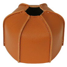 Gas Tank Cover Protector PU Material Retro Style for Camping and Barbecue, Easy to Carry, 1 PC