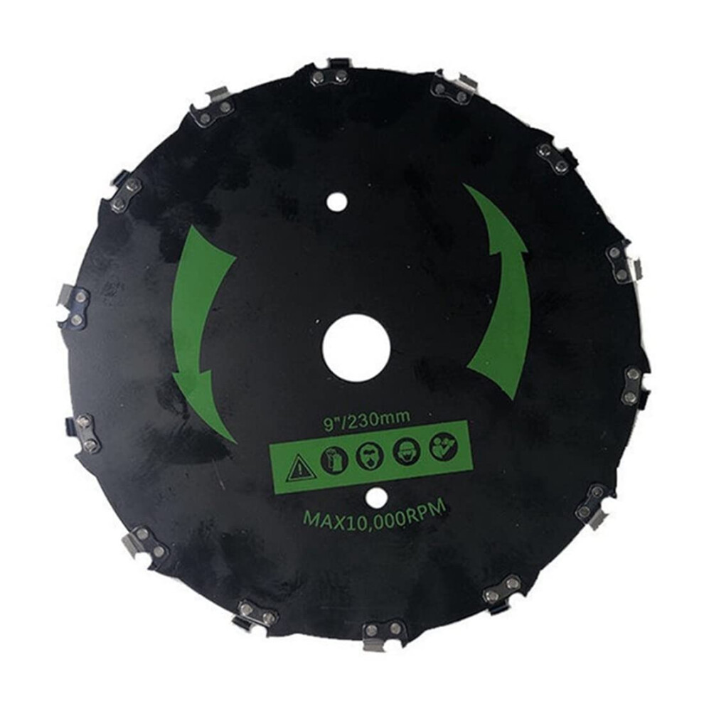 9Inch Chain Saw Tooth Mower Blade 14 Teeth Compatible With Gas And Electric Trimmers Brush Cutter For Grass Heavy Duty 9393856666195