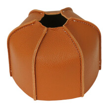Gas Tank Cover Outdoor Camping PU Material Gas Canister Protector Retro Style Sleeve