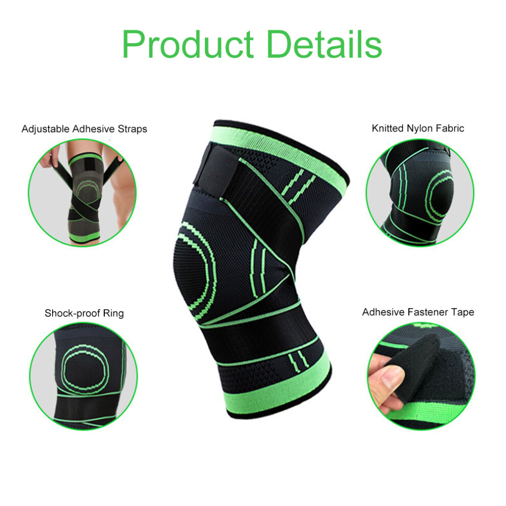 Sports Kneepad Protector Breathable & Adjustable Knee Support For Active Use 7661356250537