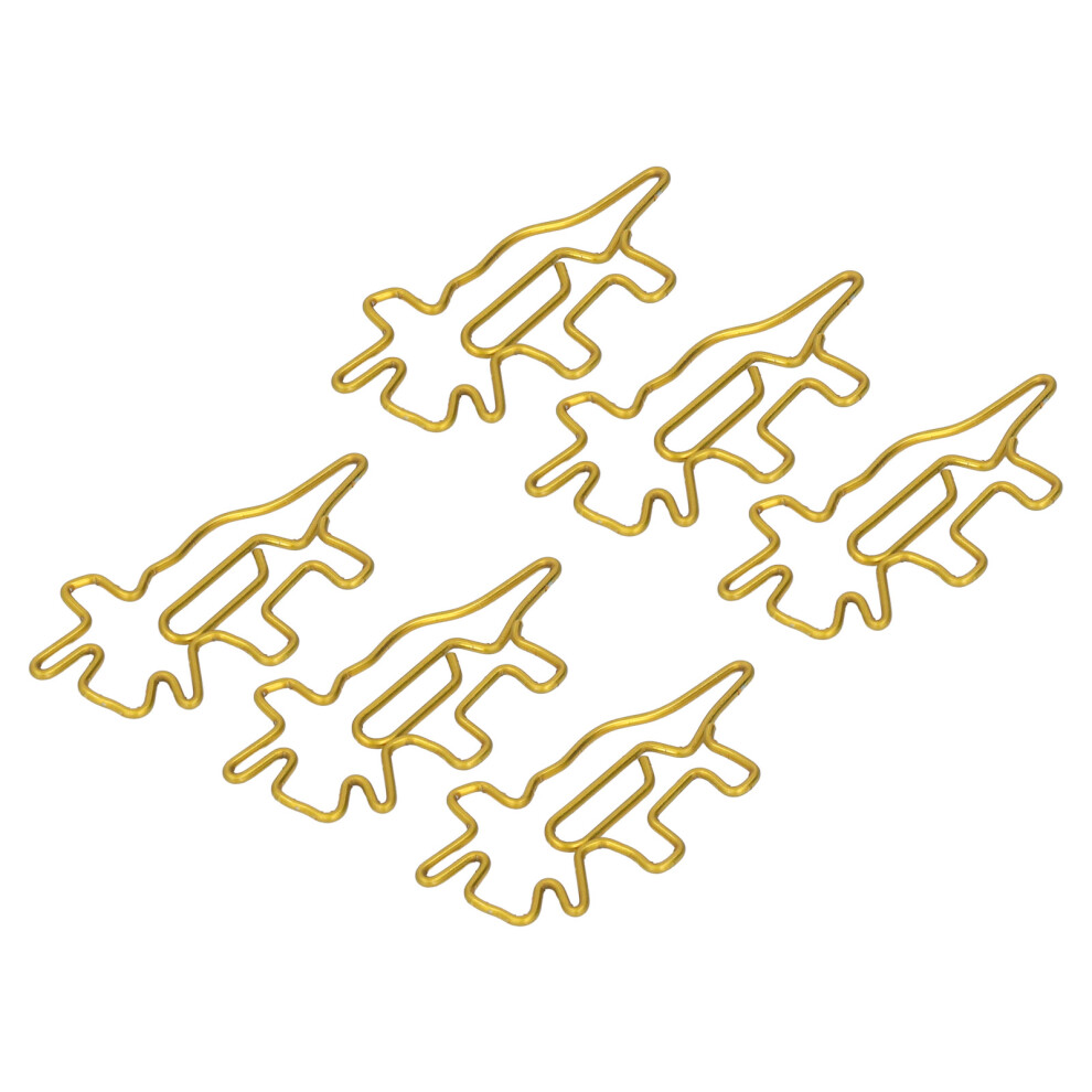 Golden Dinosaur Paper Clips 100pcs|Rust-Resistant Metal Office & School Clips-image-OPC-PMGVQB8-NEW