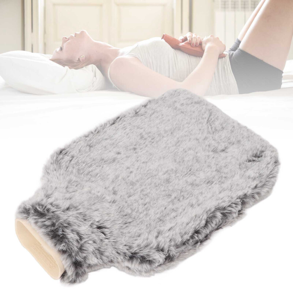 1500ml Rubber Hot Water Bottle 34x20cm â Leakproof for Cramps & Arthritis