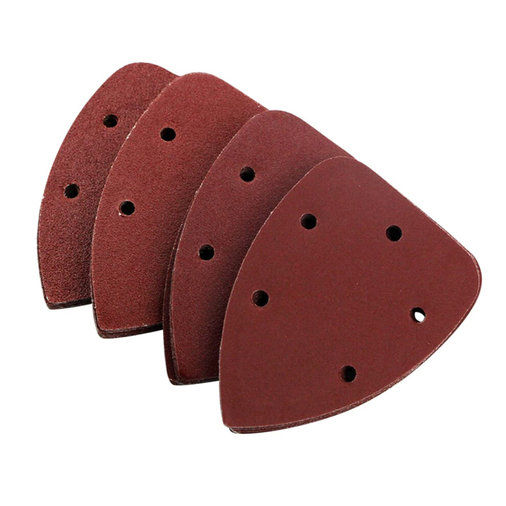 40Pcs Velvet Backed Sandpaper Mixed Grit Sanding Sheets For Palm Sander Pads 9067246357511