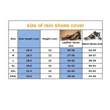 1 Paar PVC-Regen-Schuhüberzüge 220 g perlrot L