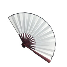 Folding Hand Fan Fabric Handheld Folding Fan Chinese Kung Fu Hand Fan Decorative Large Fan For Dance Performances