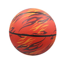 Rubber Basketball Training Ball Size 7/5 Lightweight Waterproof Kids Fine Stitching For Game