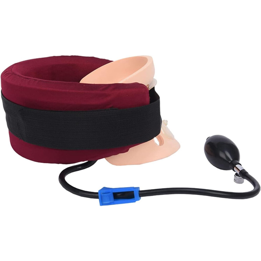 Neck Support Adjustable Cervical Vertebra Brace For Neck Pain, Pain Relief, Spine Alignment, Home Office Use