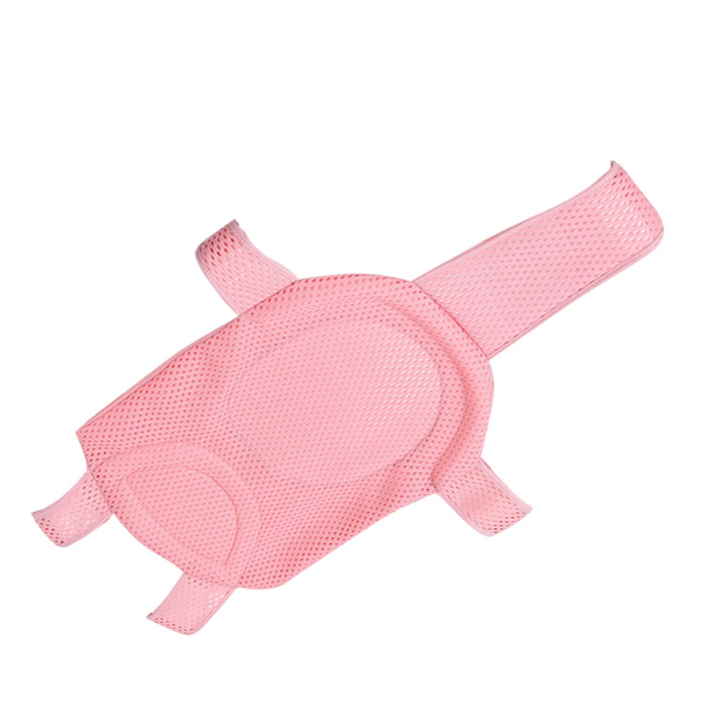 Baby Bath Net 97X67cm Slip-Proof Mesh Support Seat Pink