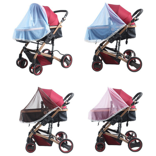 Universal Pink Baby Stroller Bug Net 60cm Height, 3m Perimeter 2