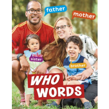 Who Words by Carrie B. Sheely Hardcover Book