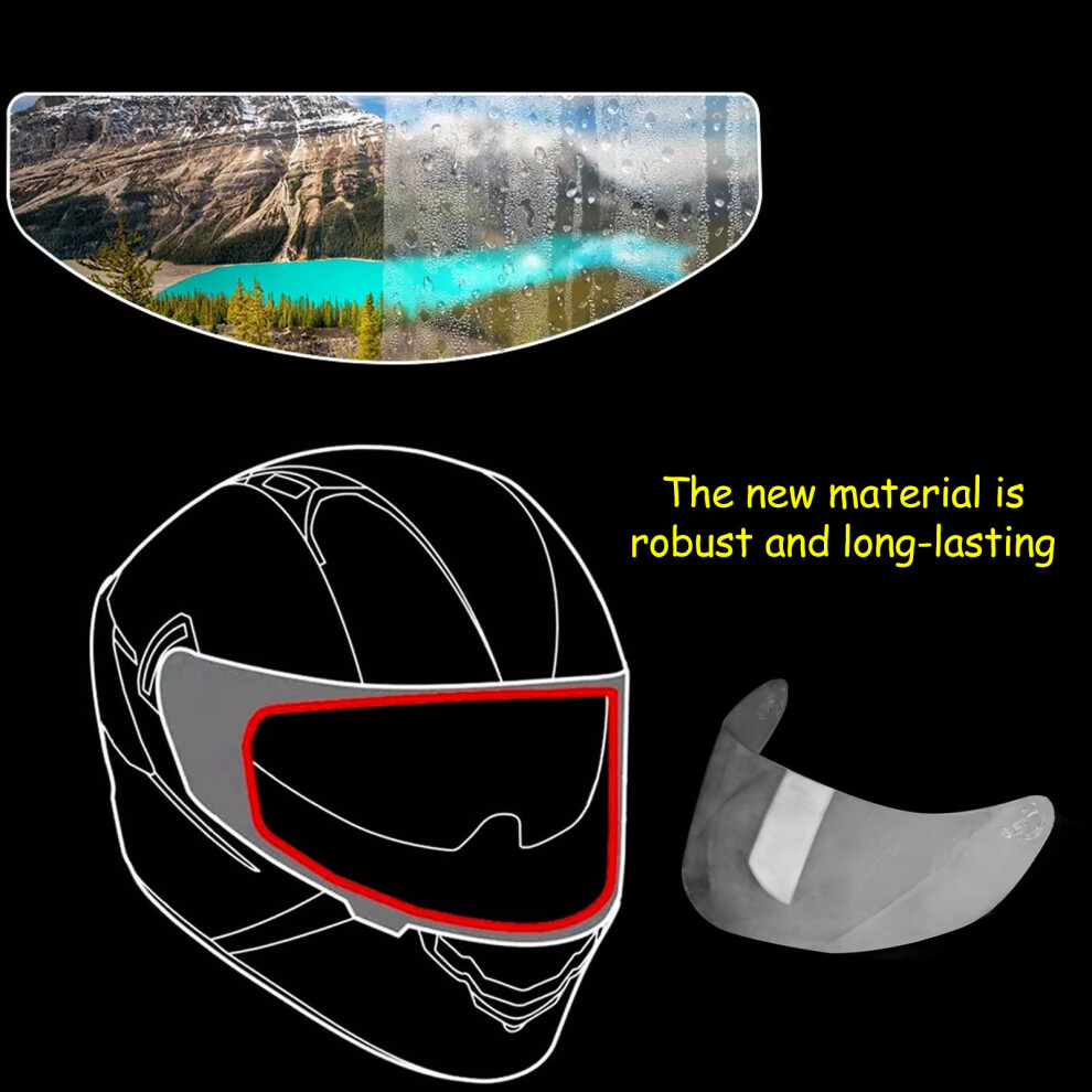 Shock-Resistant Anti-Fog Uv Clear Helmet Lens, 46 X 15 X 39Cm 5021356255208