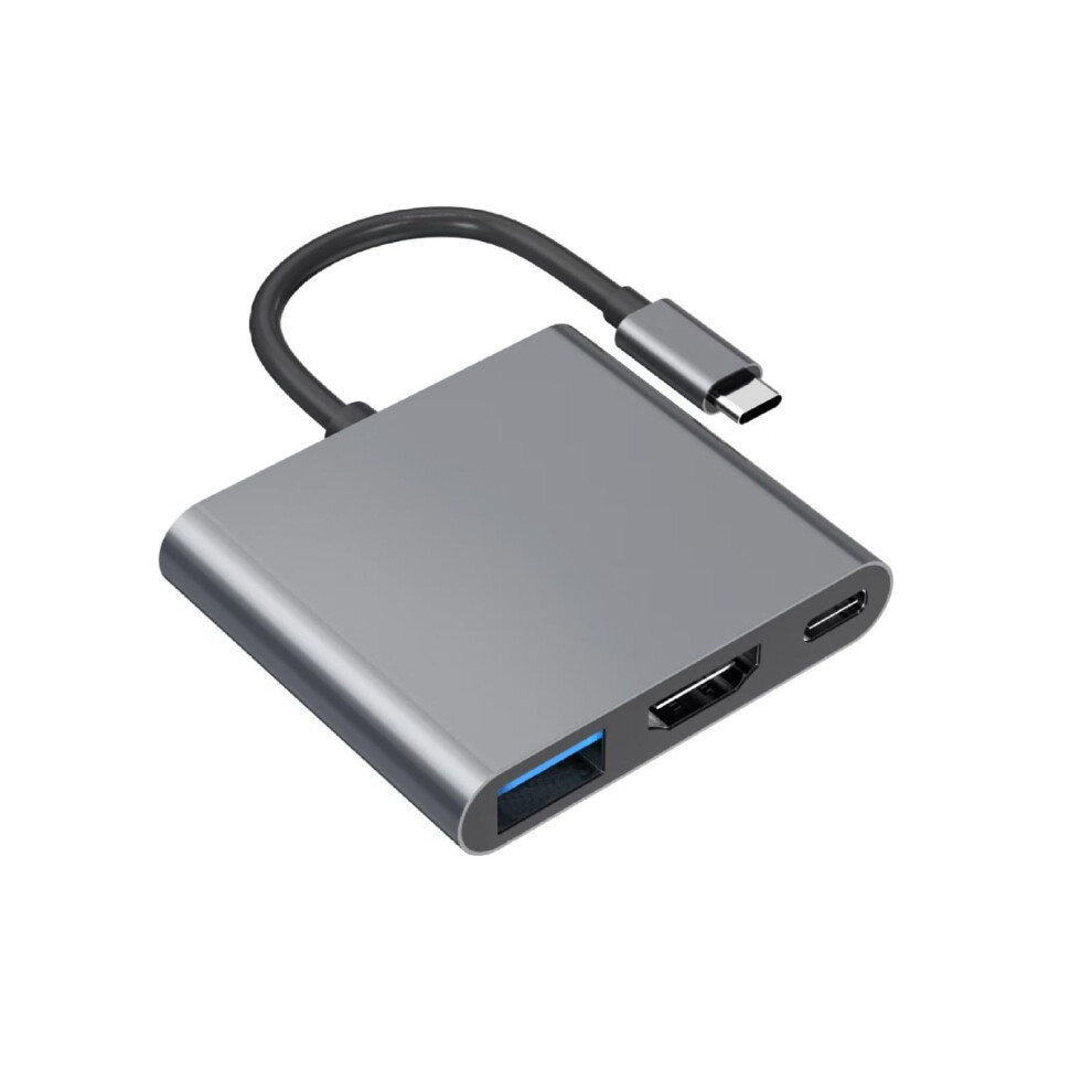 Usb C To Hdtv Adapter Multiport Usb C Hub With 4K Hdtv Output, Usb 3.0 Data Transfer, Usb-C Charging Port For Projectors 9393856668168