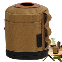 Propane Tank Cover For RV Trailer, Polyester Storage Cylinder Canister Case, Large Khaki Kitchen Tank Storage Bag