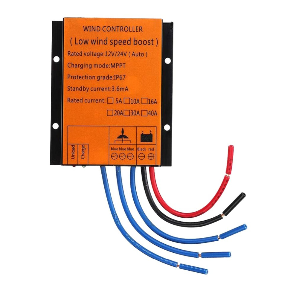 12V 24V 300W Mppt Charge Controller 20A Low Wind Speed Regulator For Wind Turbine Generator Three Phases 9084446650327