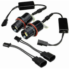 (As show, One size) 2X white 80W LED Angel Eyes Halo ring marker bulb for BMW E39 E60 E53l