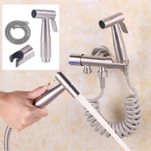 (As show, One size) Toilet Bidet Sprayer Handheld Bidet Sprayer 304 Stainless Steel Bidet Sprayer For Toilet Bathrooml