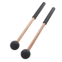 (As show, One size) 1 Pair Tongue Drum Mallets Soft Rubber Head Drum Mallets Sticks for Drums Tongue Drums and Keyboard  x