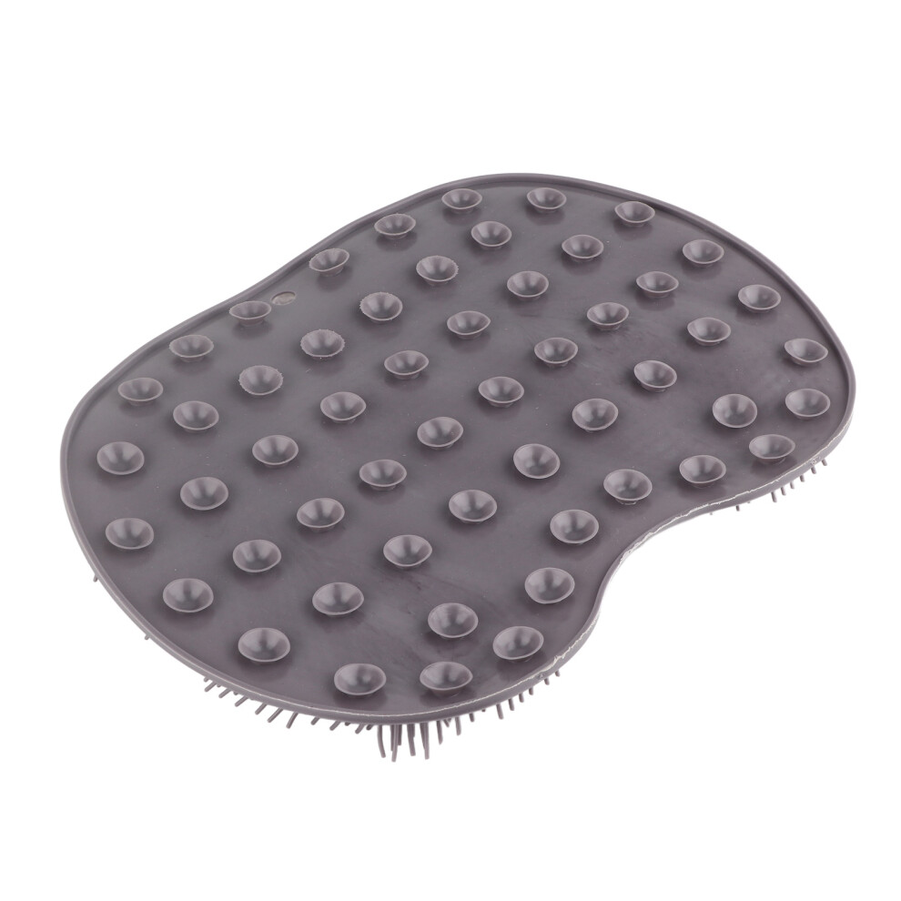 Silicone Foot Rubbing Pad Bathroom Non Slip Foot Scrubber Dead Skin Care Mat