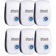 (As show, One size) Ultrasonic Repellent, Ultrasonic Mouse Pack Of 6, Ultrasonic Mouse And Rat Effective Against Mice, R