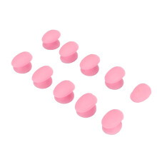 10pcs Silicone Lip Brush Covers Dustproof Suction Cup Protectors