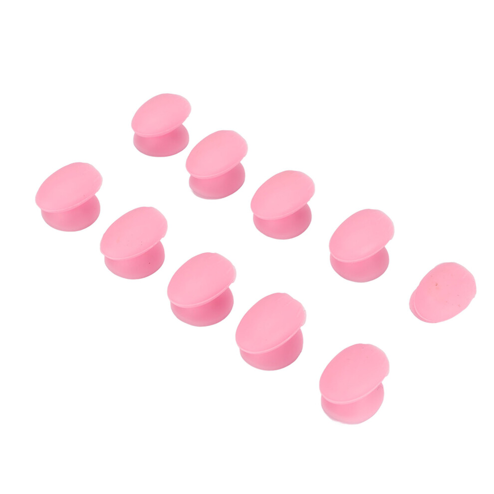 10pcs Silicone Lip Brush Covers Dustproof Suction Cup Protectors