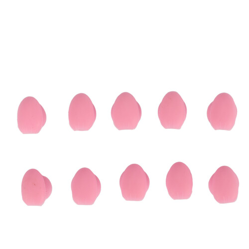 10pcs Silicone Lip Brush Covers Dustproof Suction Cup Protectors 2