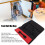 Compact Waterproof Oxford Tool Roll Up Bag Multi-Functional & Portable Red Case 4