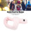 Beheizter Schal 6W USB 5V Pink, Polyester Unisex 8