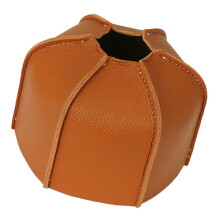 Gas Tank Cover Outdoor PU Protector Brown Tank Storage Pouch For Camping And BBQ Easy Use And Installation
