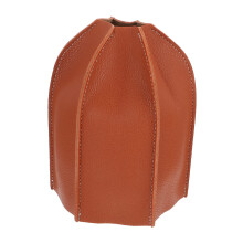 Leather Gas Tank Cover For Camping, BBQ Propane Tanks - Cylinder Protector, Leather Tank Cover, Size M