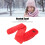 Heating Scarf with USB Massage, Adjustable Temp, Red, Unisex 12