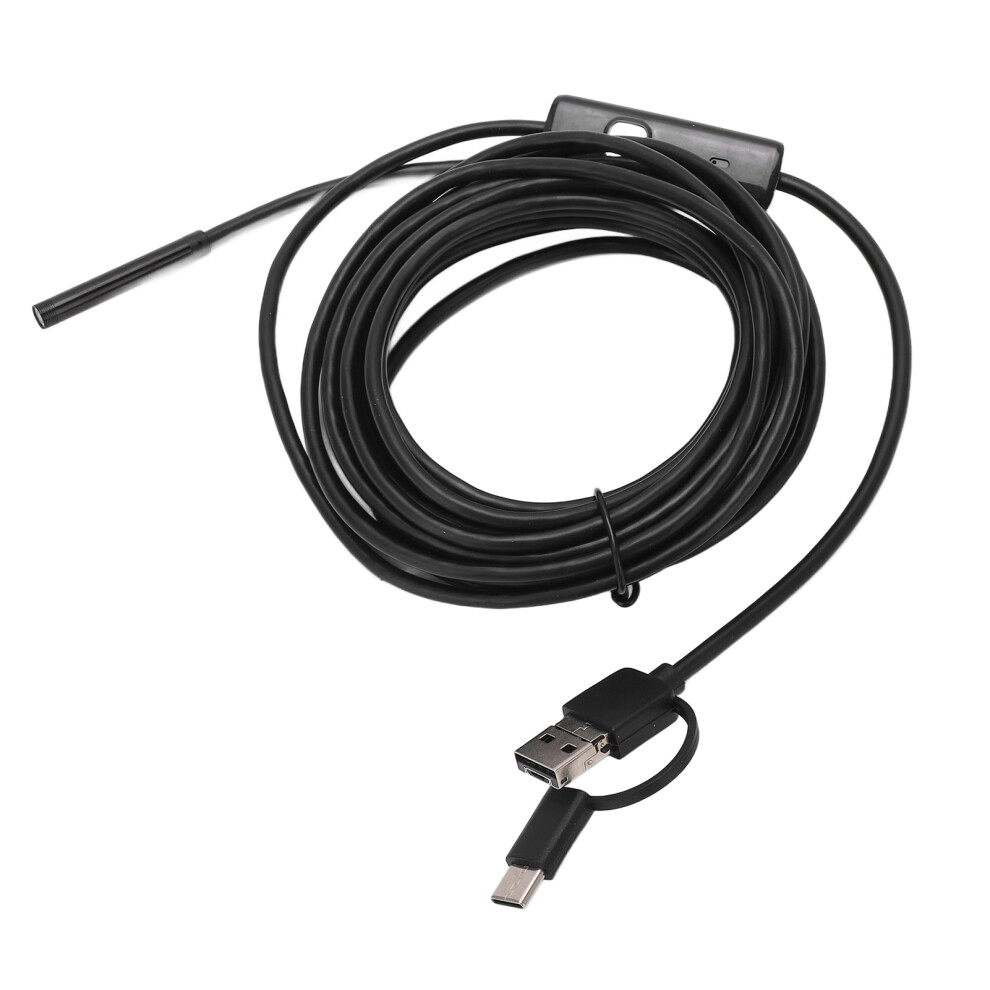 11.48Ft Usb Endoscope Camera 5.5Mm Ip67 Borescope For Maintenance 8351356262508