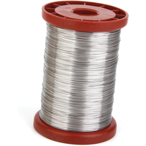 Stainless Steel Wire 0.5 mm 500G For Hive Frames Beekeeping Tool 1 Roll 1